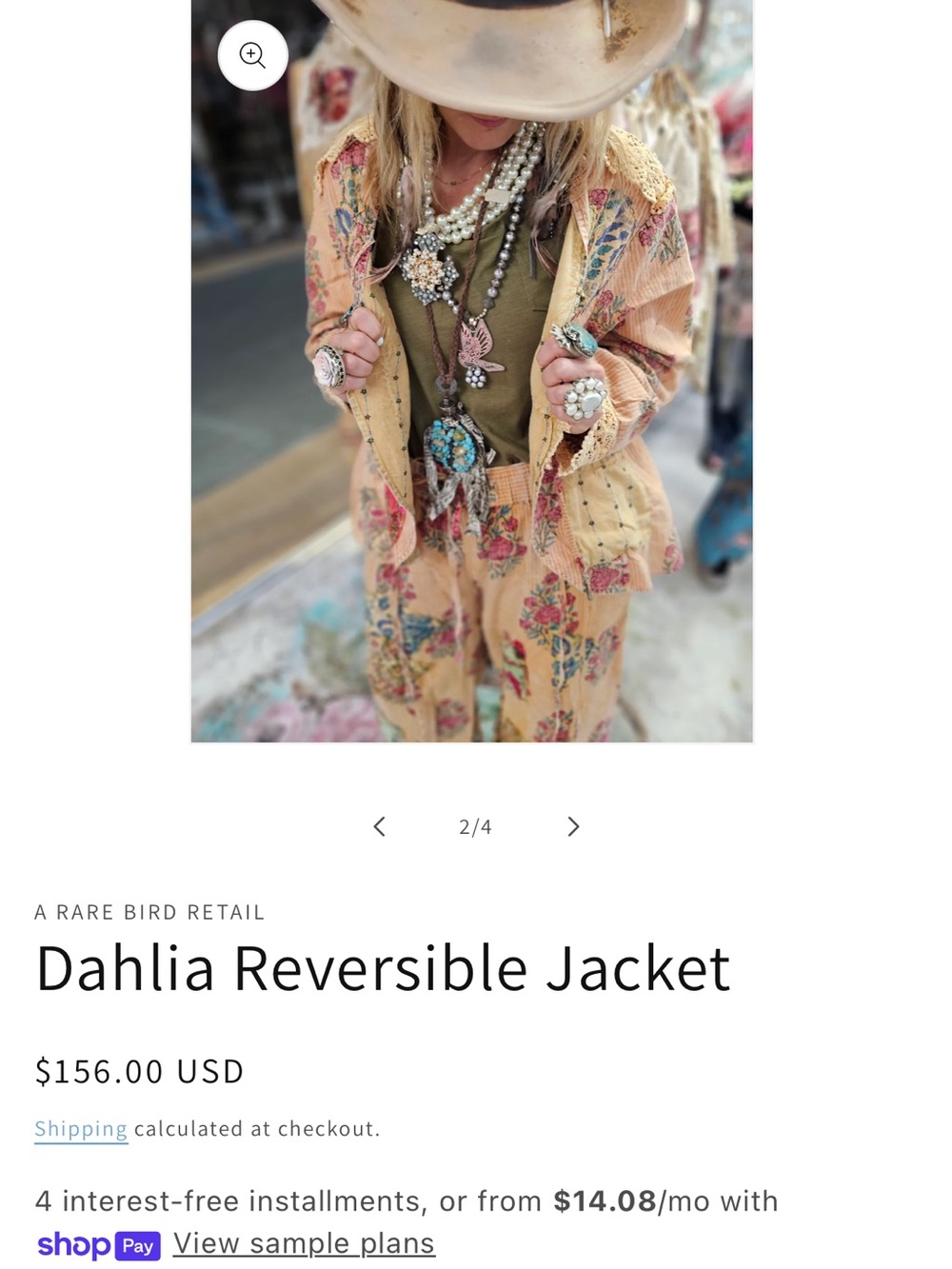 A Rare Bird Reversible Jacket - Picture 2 of 6